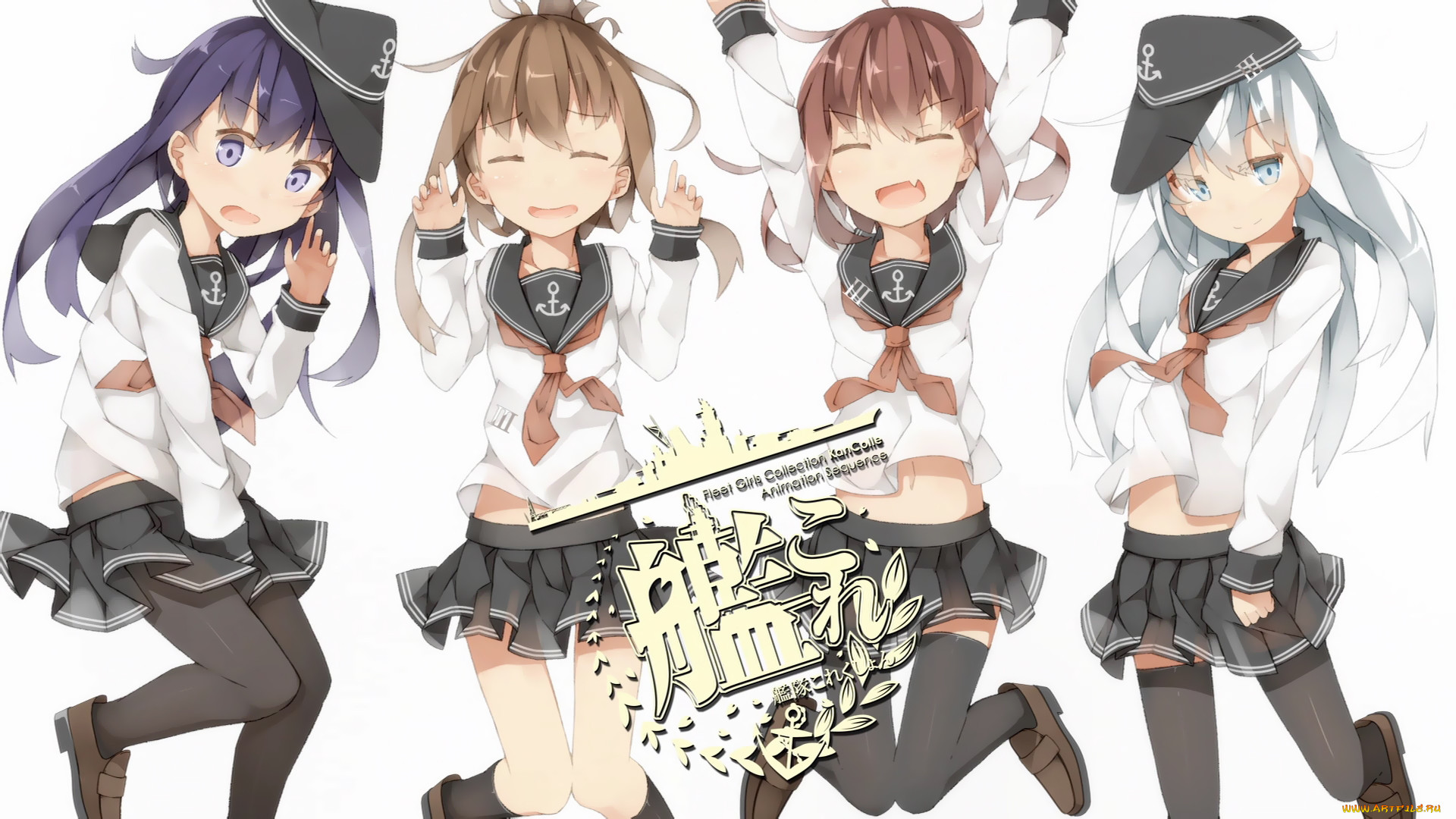 , kantai collection, inazuma, ikazuchi, hibiki, kancolle, akatsuki, kantai, collection, , tagme, artist